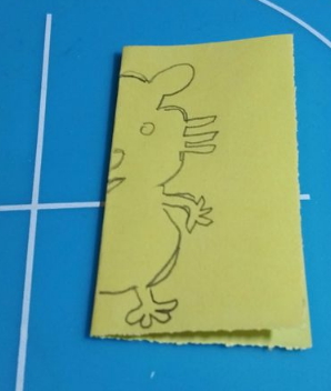 儿童手工剪纸老鼠的方法-聪明的老鼠
