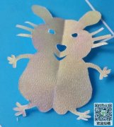 儿童剪纸老鼠的方法-可爱