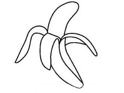 彩色香蕉简笔画怎么画