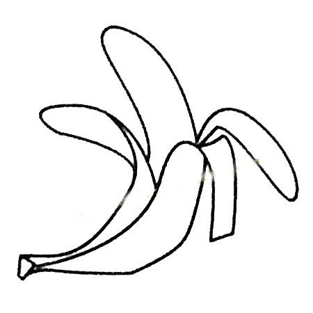 香蕉简笔画大全及画法步骤