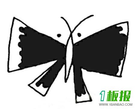 蝴蝶简笔画图片