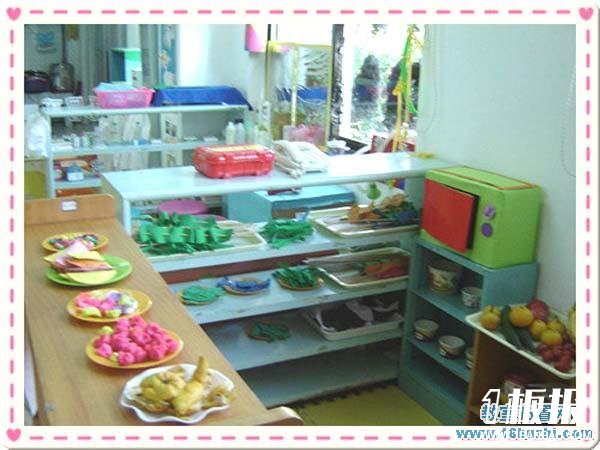 幼儿园大班厨房区角设计图片