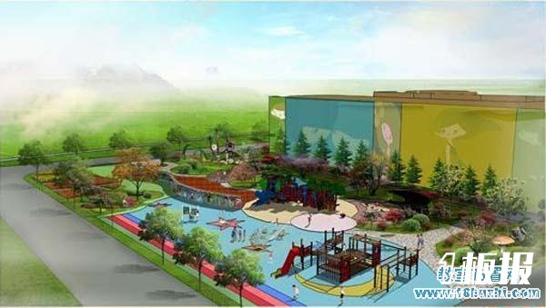 幼儿园整体景观规划设计效果图