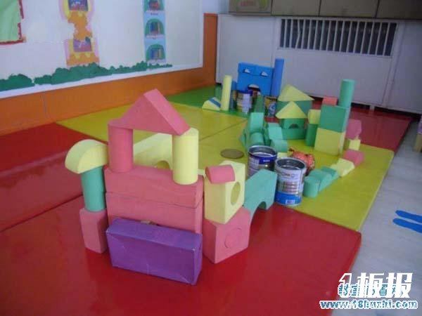 幼儿园建构区地板布置图片