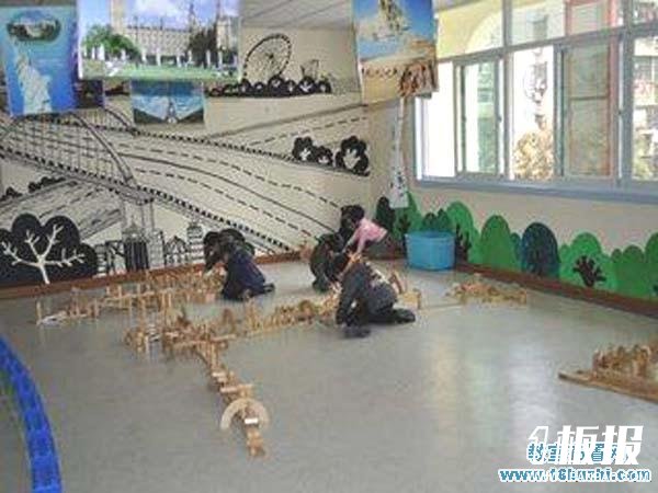 幼儿园建构室环境布置图片