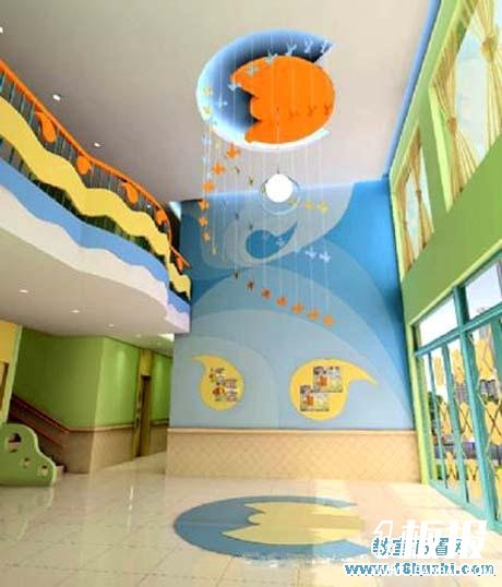 幼儿园门厅环境装修设计效果图