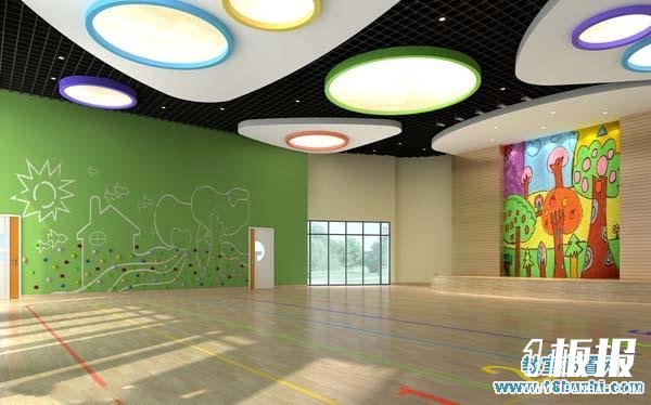 幼儿园大型活动室装修效果图