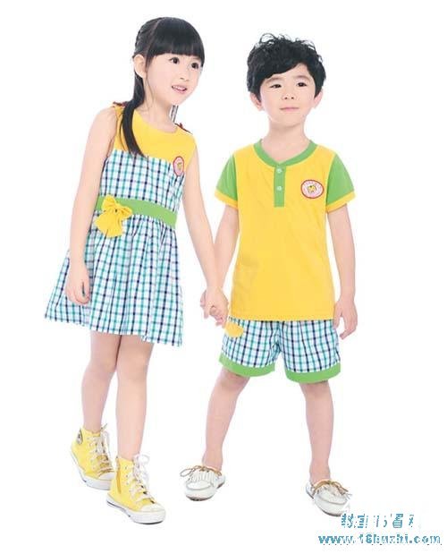 幼儿园校服夏装定制图片