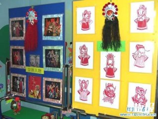 幼儿园美工作品展示区布置图片