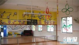 幼儿园舞蹈室吊饰装饰图
