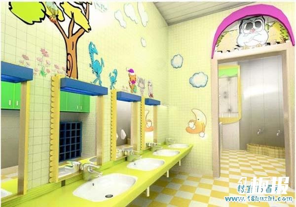 幼儿园洗手间环境布置图片