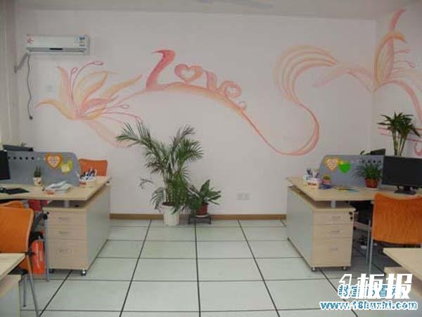 幼儿园办公室墙面布置图片