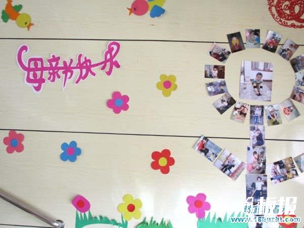 幼儿园母亲节教室墙面装饰图片