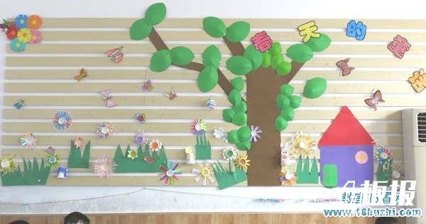 幼儿园小班春天主题墙饰：春天的童话