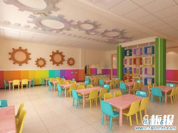 幼儿园餐厅环境布置图片