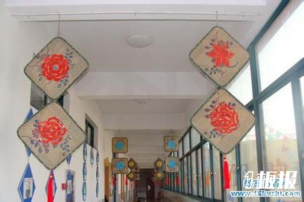 幼儿园中国风挂饰布置
