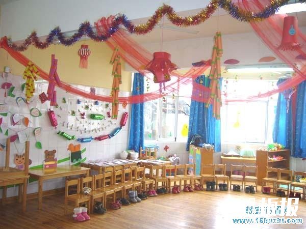 幼儿园元旦教室环境布置