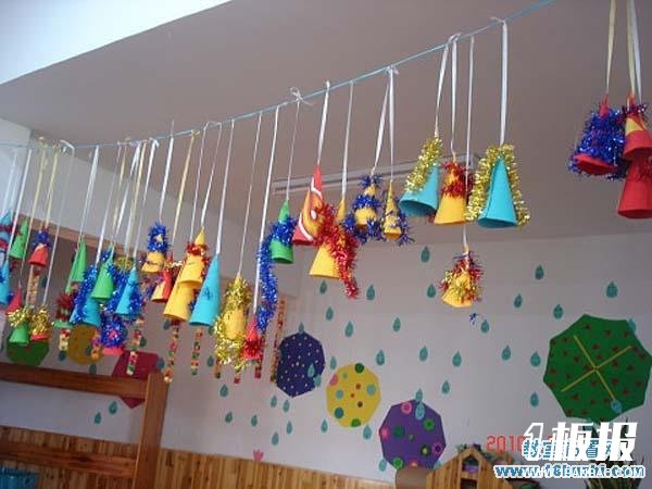 幼儿园六一儿童节吊饰布置