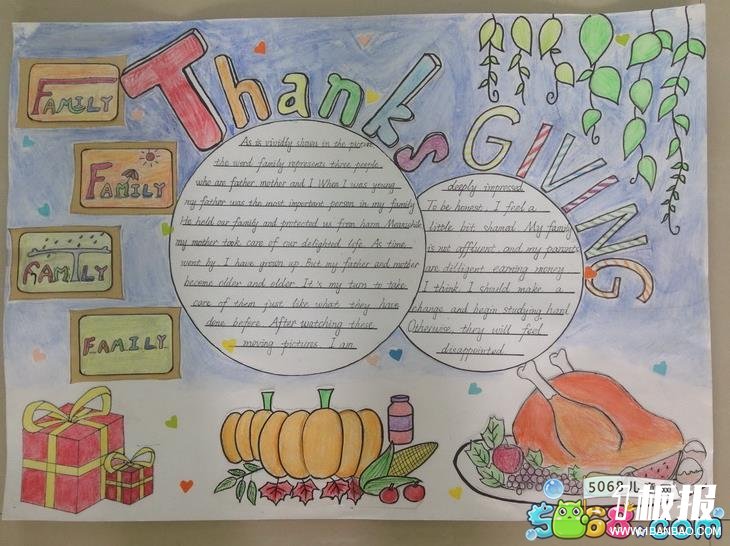 关于感恩节的英语手抄报素材-Thanksgiving Day