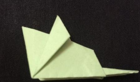 简单的老鼠折纸步骤图解