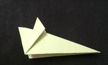 简单的老鼠折纸步骤图解