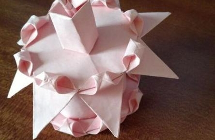 手工自制折纸立体蛋糕图解法