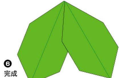 叶子的折法图解步骤图