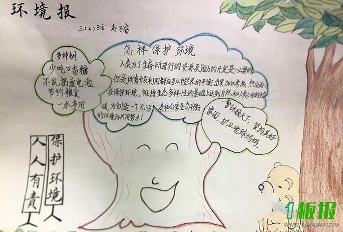 生态平衡手抄报图片大全2