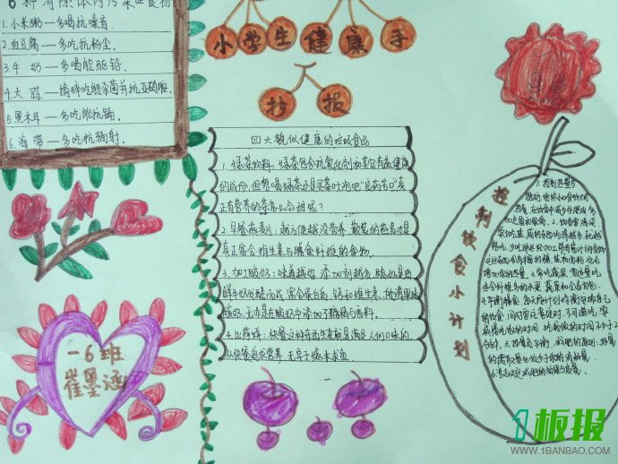 全国学生营养日手抄报图片7